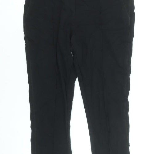 Marks and Spencer Womens Black High Rise Stretch Ankle Leggings Size 10