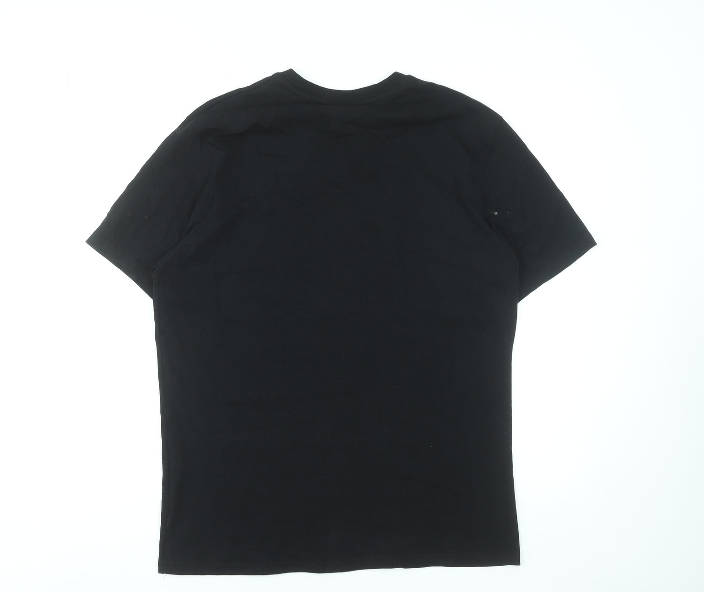 Closure London Mens Black Graphic Bear T-Shirt Size L