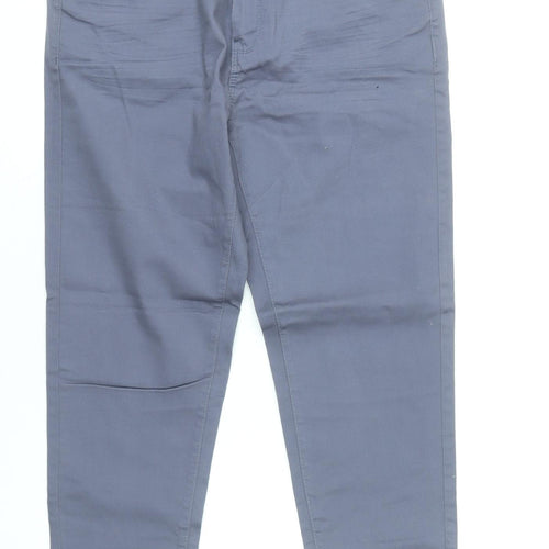 Denim Co. Women's Grey Skinny Stretch Jeans Size 12 Slim Fit