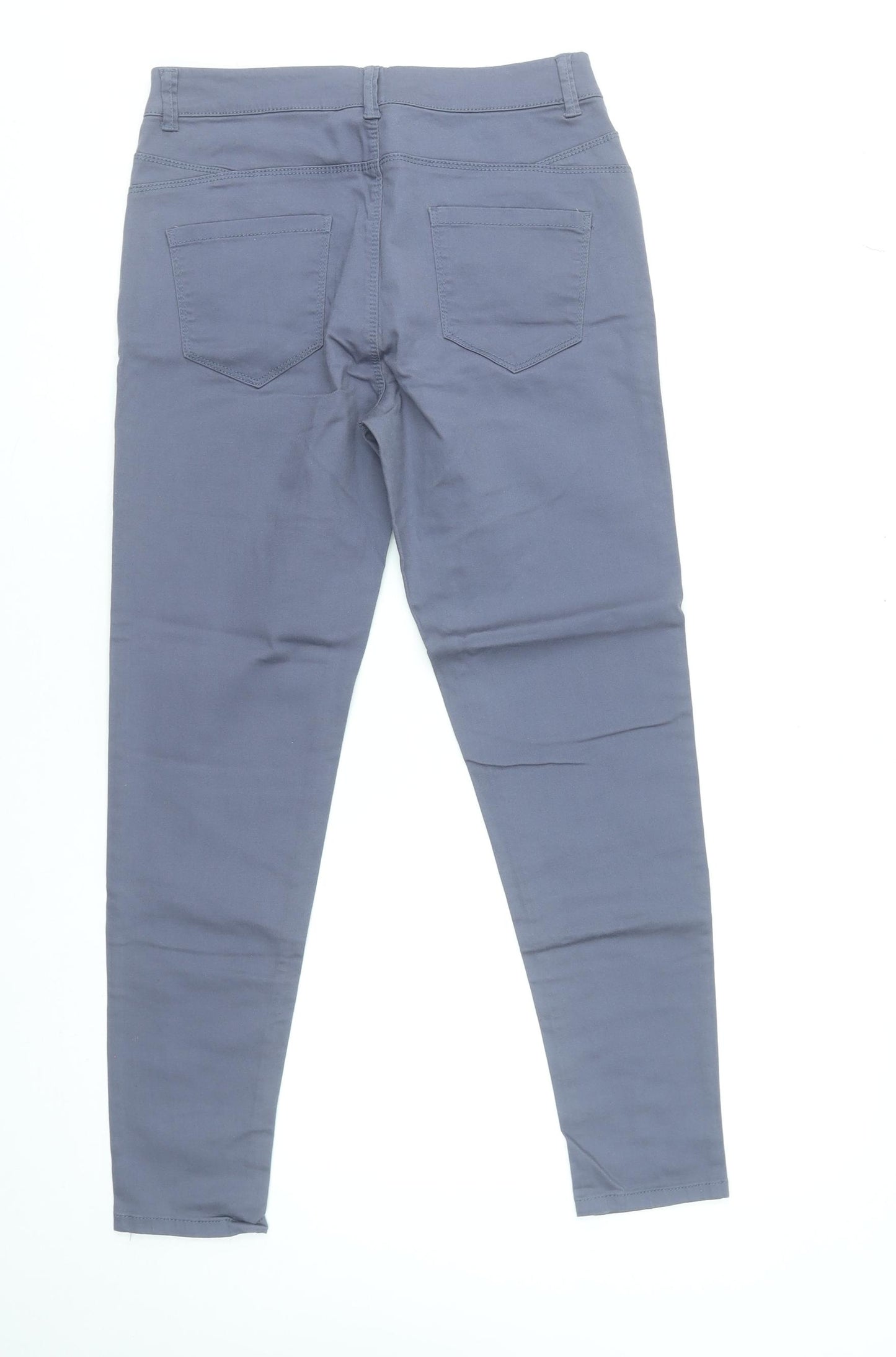 Denim Co. Women's Grey Skinny Stretch Jeans Size 12 Slim Fit