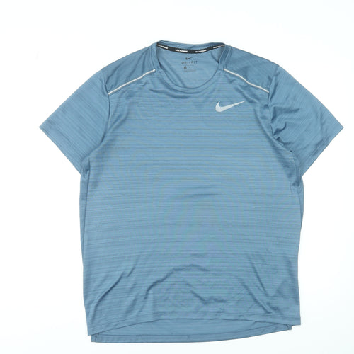 Nike Men's Blue Dri-Fit Running T-Shirt Size S Athletic Top