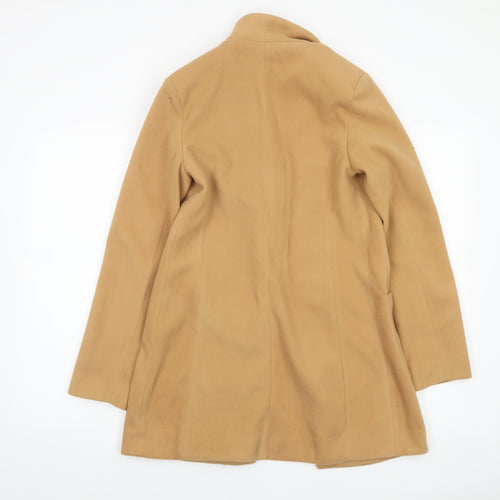 Missguided Women’s Beige Mid-Length Overcoat Size 8