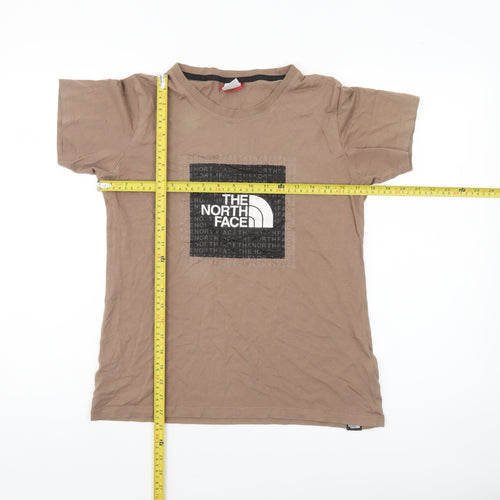 The North Face Womens Brown XS Short Sleeve Cotton T-Shirt