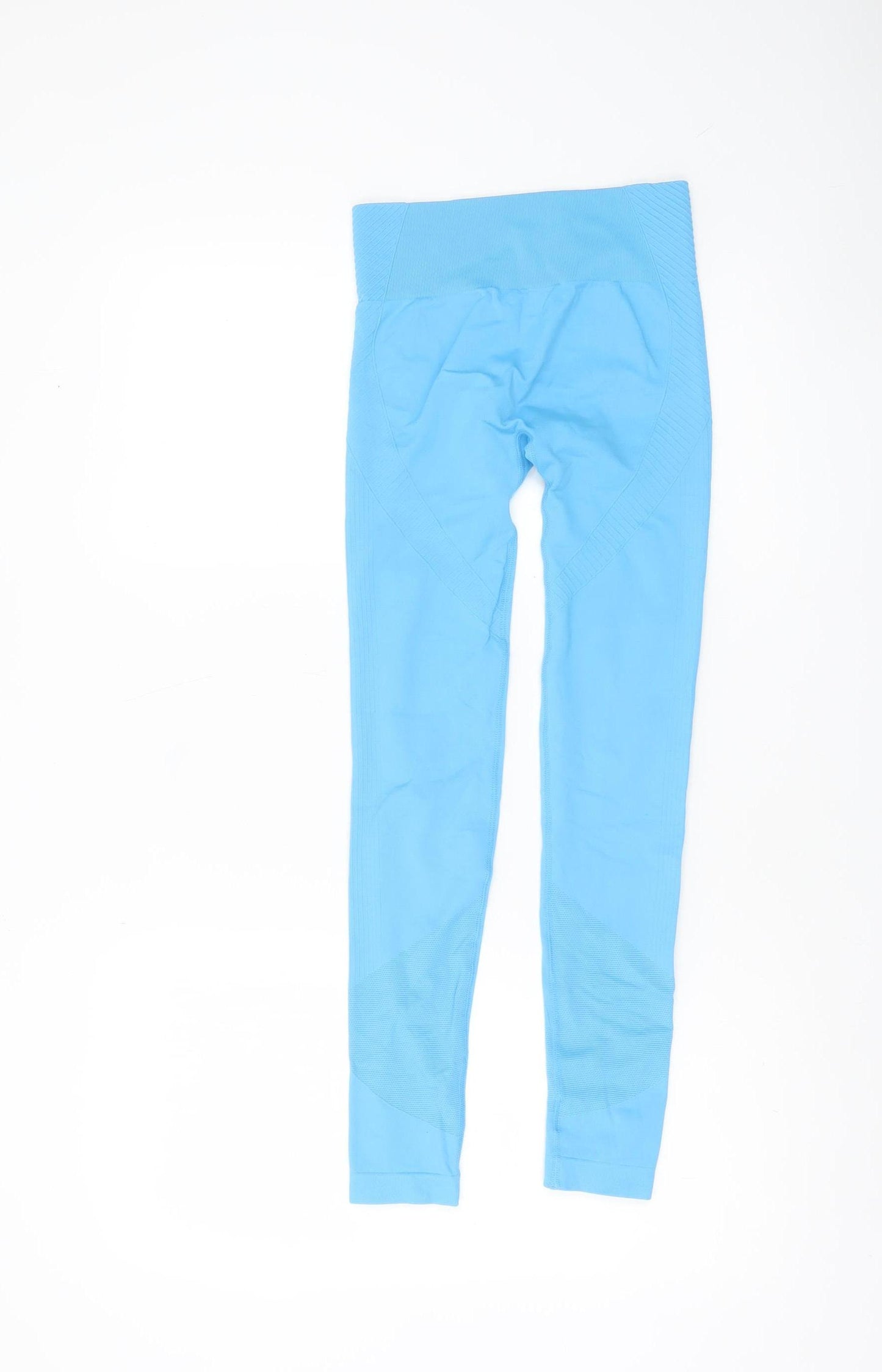USA Pro Women's Blue Seamless Stretch Gym Leggings Size 8