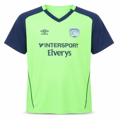 Umbro Boys Green Football Training T-Shirt 13-14 Years Sports Jersey