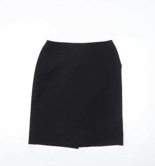 Atmosphere Womens Black Size 12 Pencil Skirt Knee Length Workwear