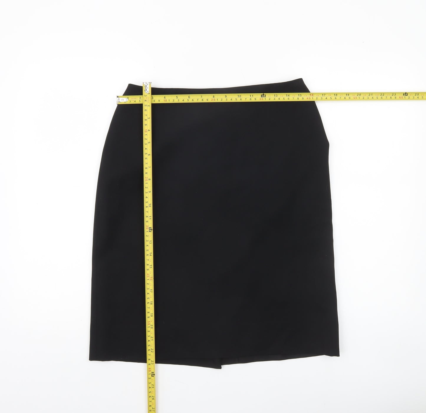 Atmosphere Womens Black Size 12 Pencil Skirt Knee Length Workwear