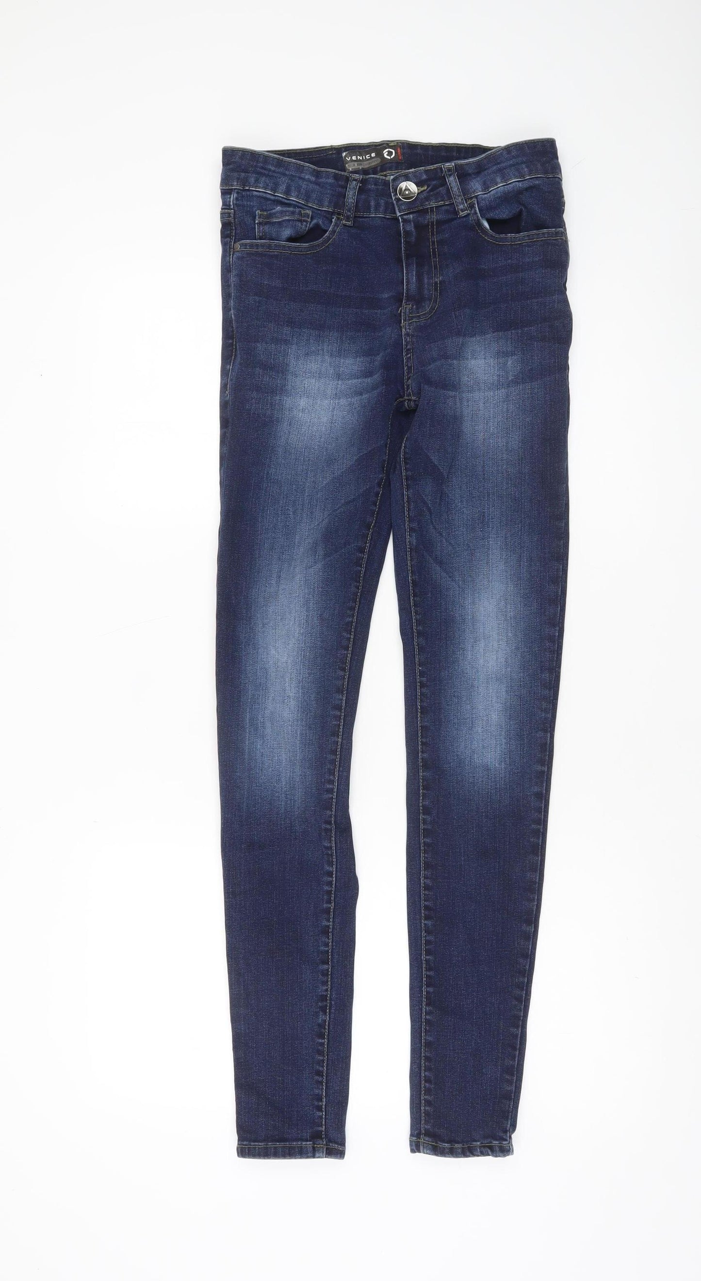 Venice Men's Blue Super Skinny Denim Jeans Size 28R