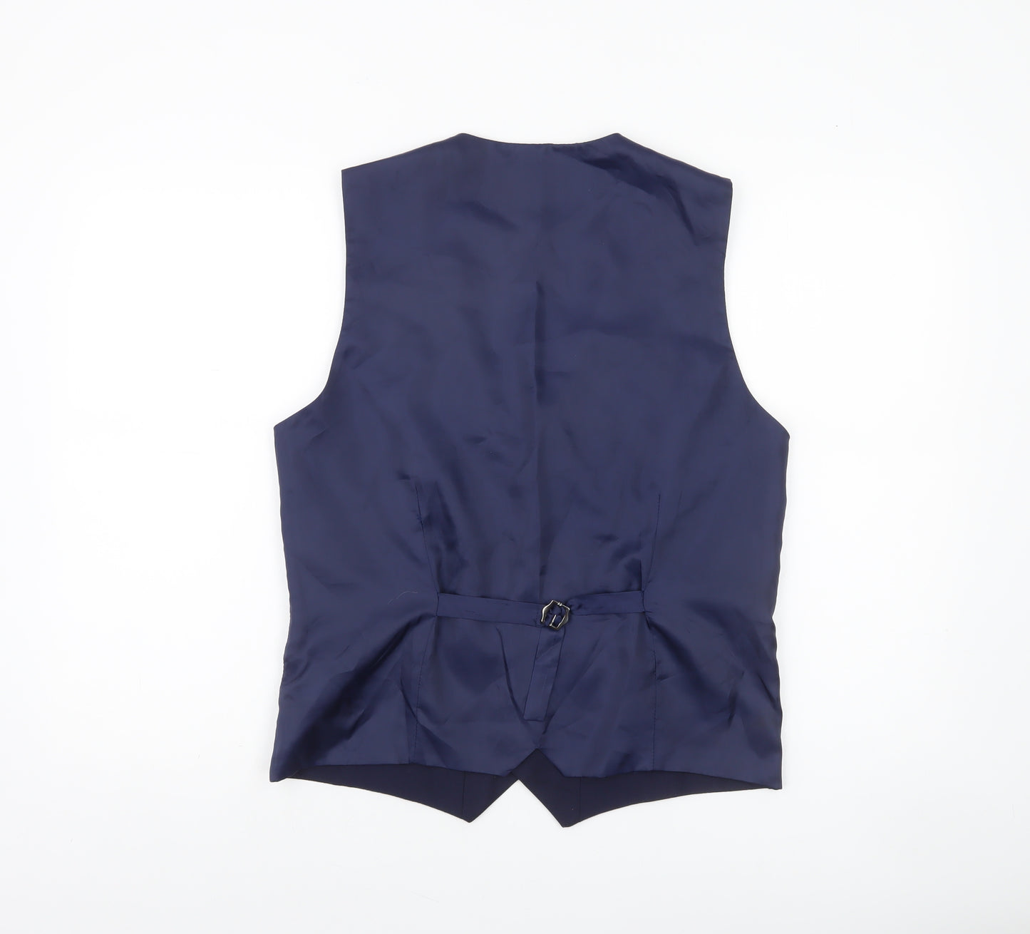 Benetti Men’s Blue 38 Tailored Fit Formal Waistcoat