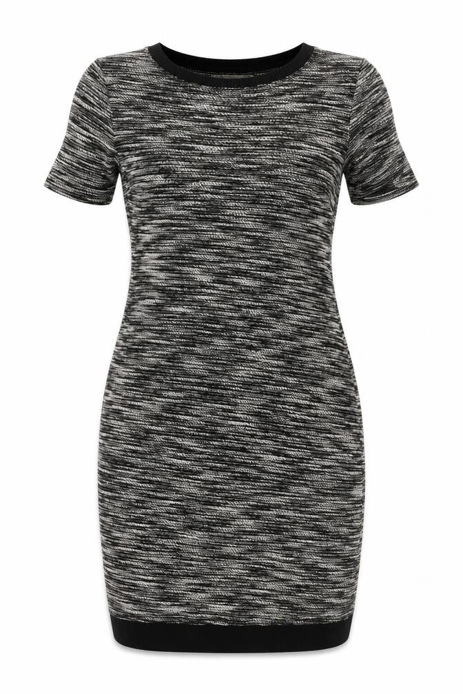 Marks and Spencer Womens Black Knit Bodycon Dress Size 10