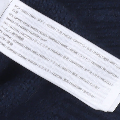 Abercrombie & Fitch Mens Green Navy Cream Crew Neck Pullover Jumper XS