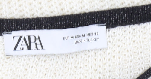 Zara Women’s Multicoloured Knit Ruffle Camisole Top Size 12
