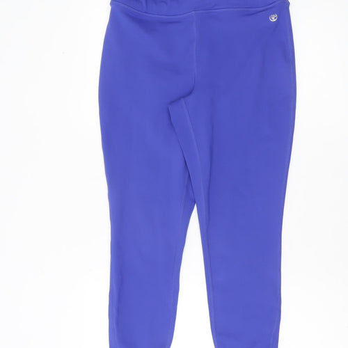 Dunnes Stores Womens Blue Size 12 Stretch Activewear Leggings