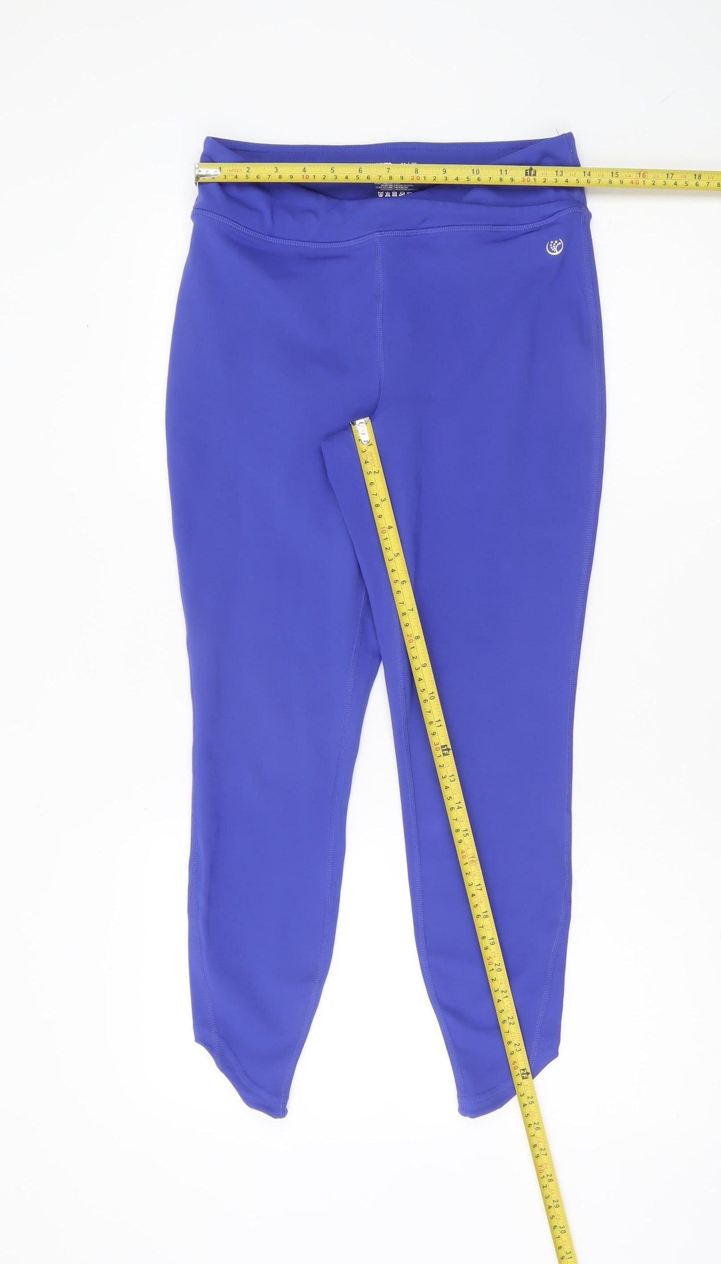 Dunnes Stores Womens Blue Size 12 Stretch Activewear Leggings