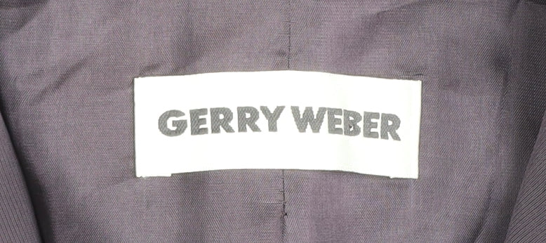 Gerry Weber Women's Purple Size 12 Classic Single-Breasted Blazer