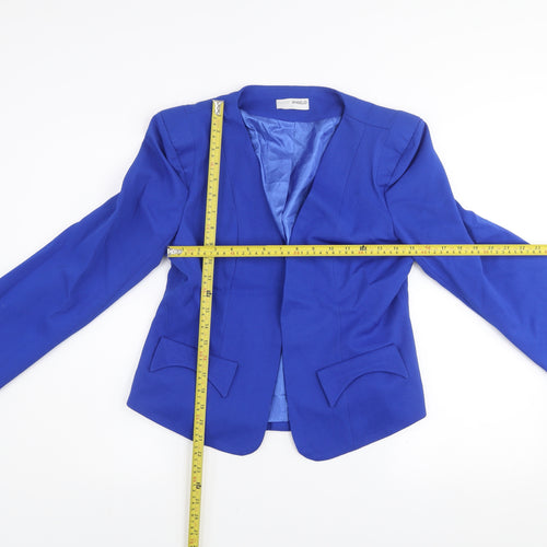 Marc Angelo Women's Blue Size 12 Blazer Jacket Smart Casual