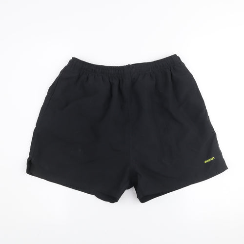 Dolphin Mens Black XL Athletic Running Shorts Polyester Quick Dry