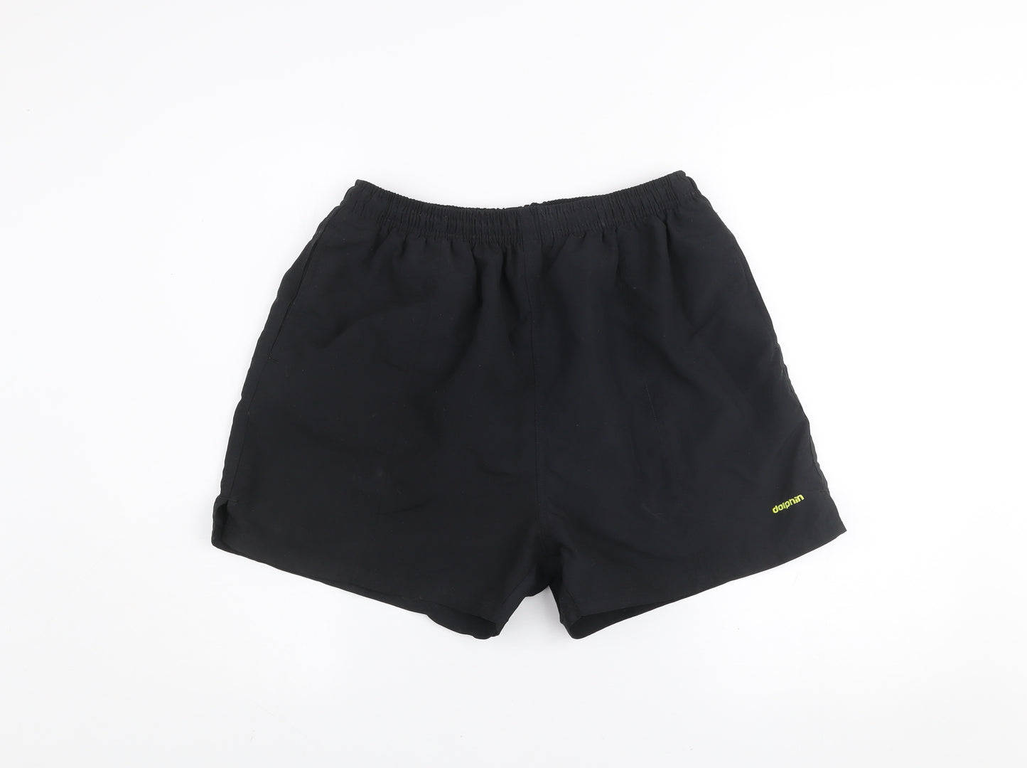 Dolphin Mens Black XL Athletic Running Shorts Polyester Quick Dry