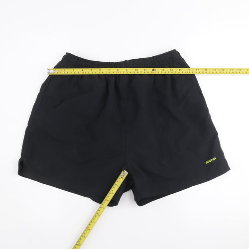 Dolphin Mens Black XL Athletic Running Shorts Polyester Quick Dry