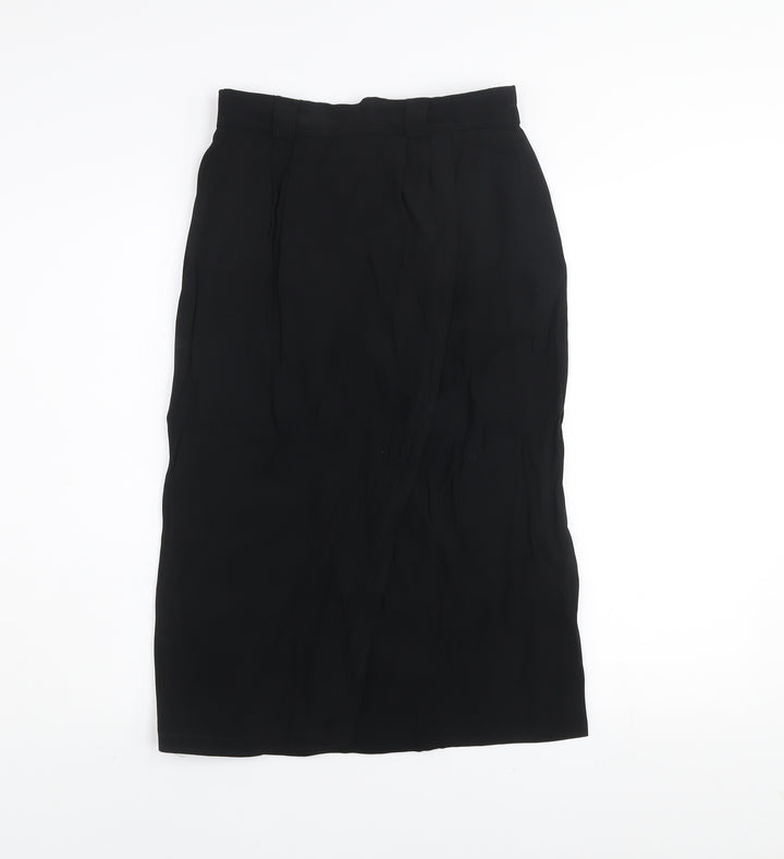 Basler Women’s Black Size 12 Pencil Midi Skirt Lined Formal Workwear