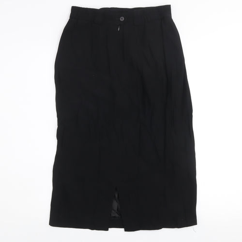 Basler Women’s Black Size 12 Pencil Midi Skirt Lined Formal Workwear