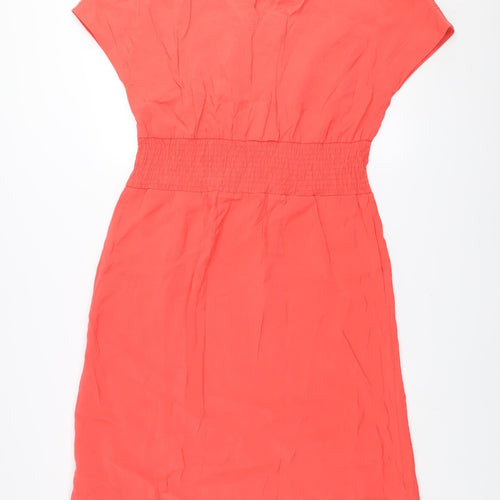 Carolyn Donnelly The Edit Women's Orange Short Sleeve Shift Dress Size S