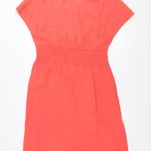 Carolyn Donnelly The Edit Women's Orange Short Sleeve Shift Dress Size S