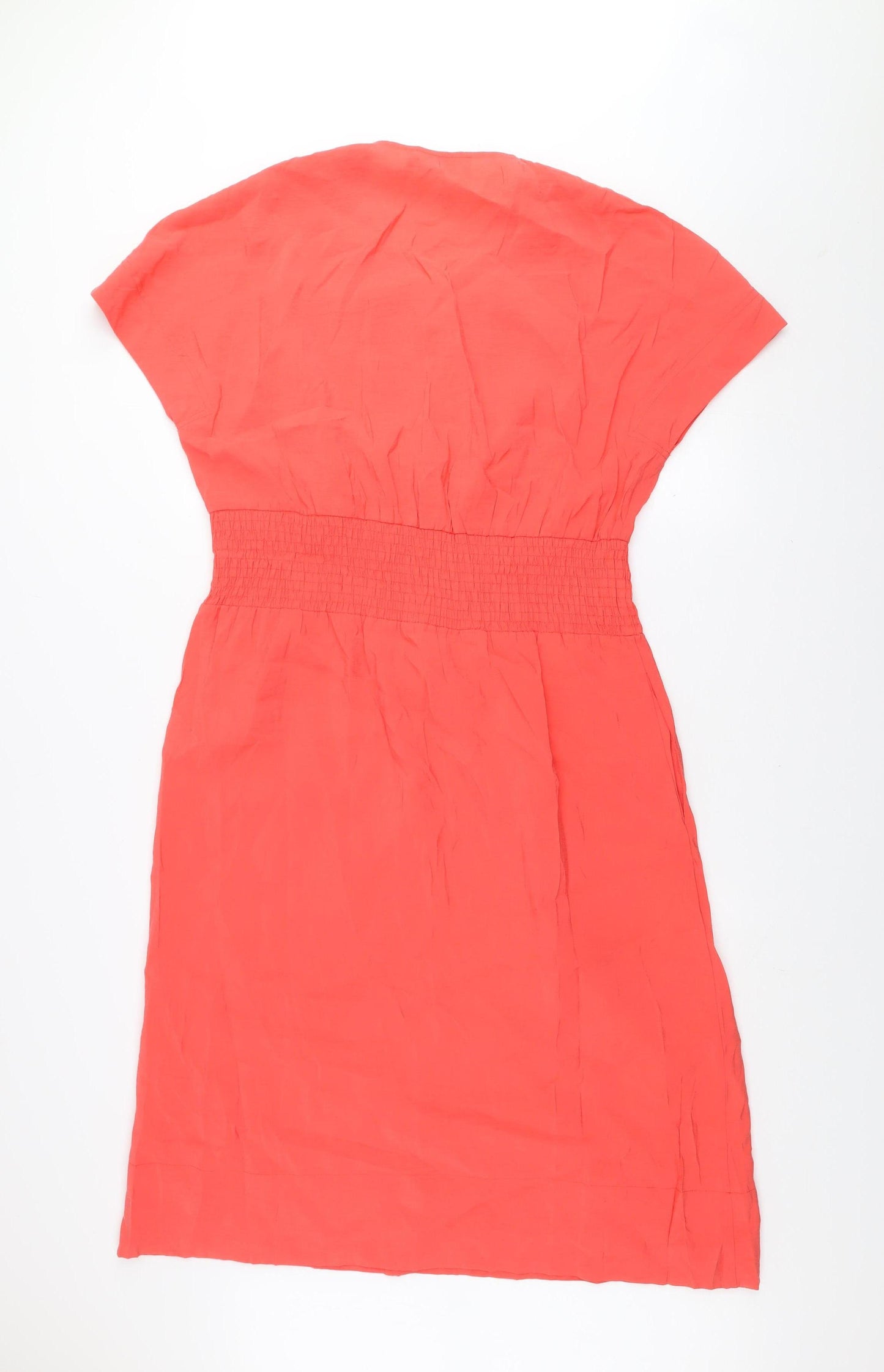 Carolyn Donnelly The Edit Women's Orange Short Sleeve Shift Dress Size S