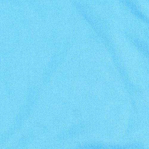 Savida Women's Blue Crew Neck Embellished Jumper Size 10
