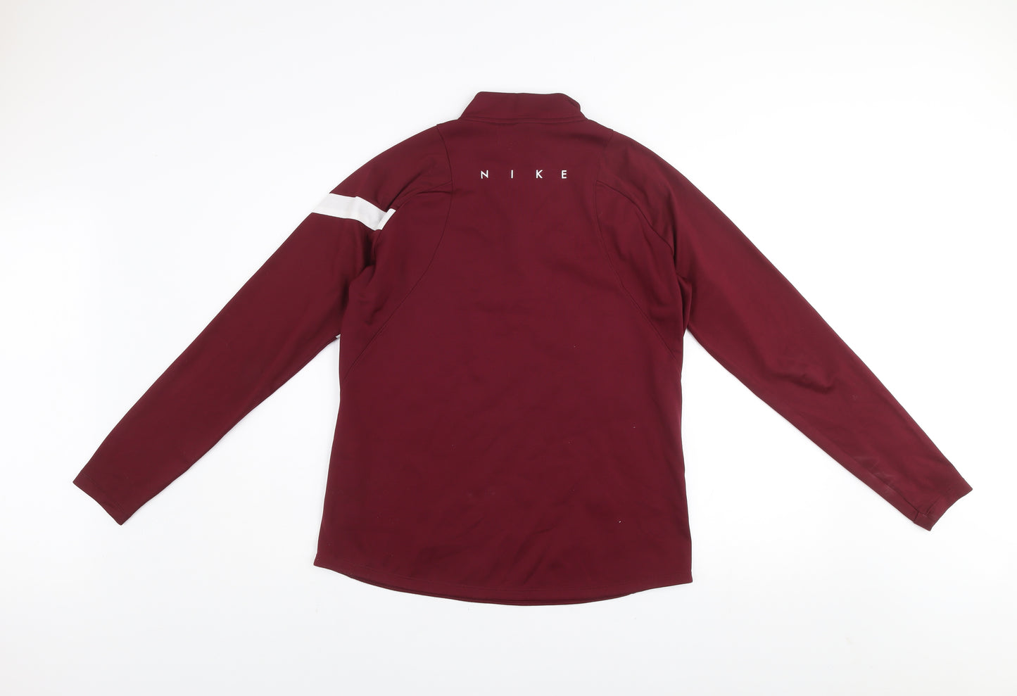 Nike Men's Red 1/4 Zip Dri-FIT Athletic Sweatshirt M