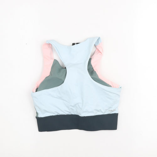 Elle Sport Women's Multicoloured Medium Sports Bra with Reflective Safety Technology