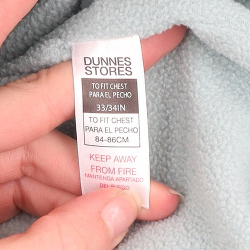 Dunnes Stores Women’s Blue Hooded Puffer Jacket Size 10 Nylon Polyester