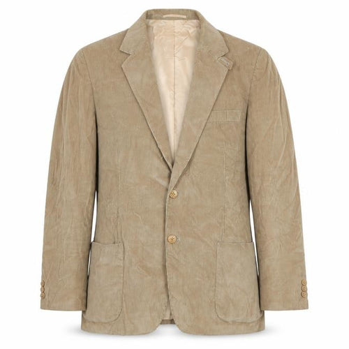 Sears Men’s Beige Corduroy 42R Classic Two-Button Blazer Jacket