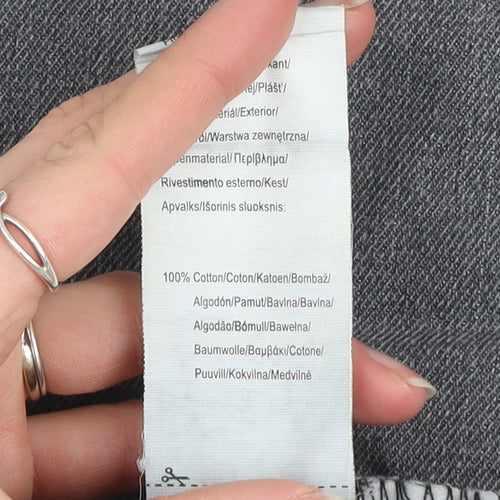 Lee Cooper Mens Grey Regular Fit Straight Denim Jeans W36 L32