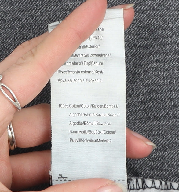 Lee Cooper Mens Grey Regular Fit Straight Denim Jeans W36 L32