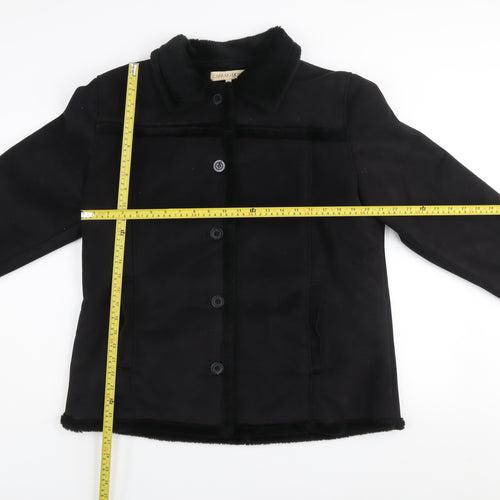 Carraig Donn Women’s Black Lined Mid-Length Coat XL