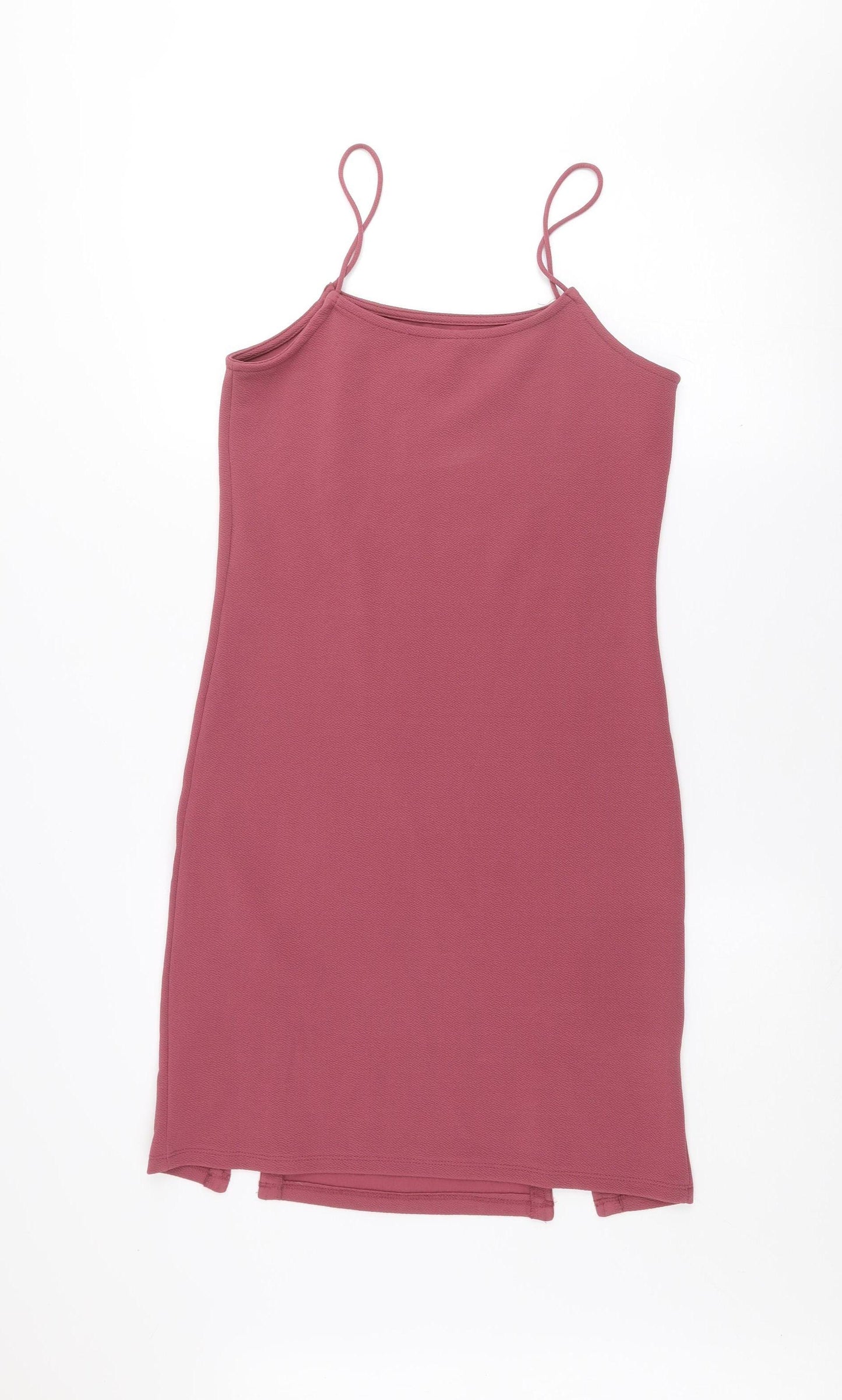 Vero Moda Women’s Pink Slip Dress S Stretch Jersey Casual