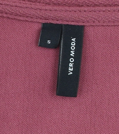 Vero Moda Women’s Pink Slip Dress S Stretch Jersey Casual
