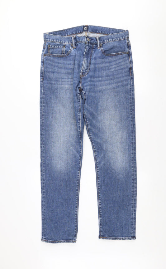 GAP Men's Blue 30x30 Athletic Fit Straight Denim Jeans