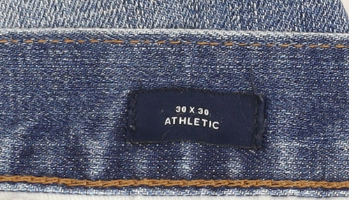 GAP Men's Blue 30x30 Athletic Fit Straight Denim Jeans