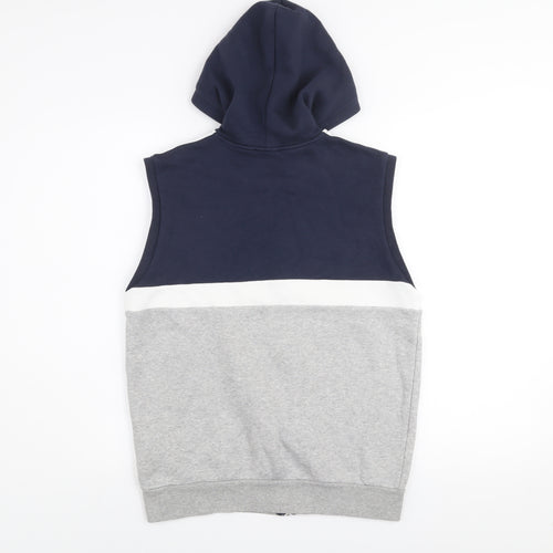 Adidas Teens Multicoloured 164 Sleeveless Hooded Zip Active Jacket