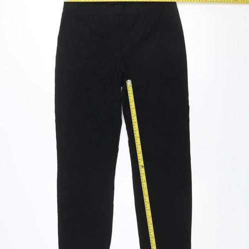 Dunes Women's Black Stretch Slim Fit Trousers Size M