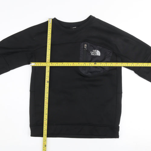 The North Face Boys Black XL Pullover Fleece Sweatshirt with Zip Pocket