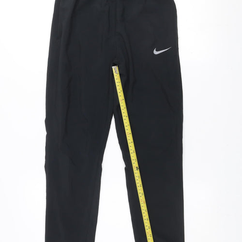 Nike Women's Black Dri-FIT Joggers Size L Elastic Waist Activewear Trousers