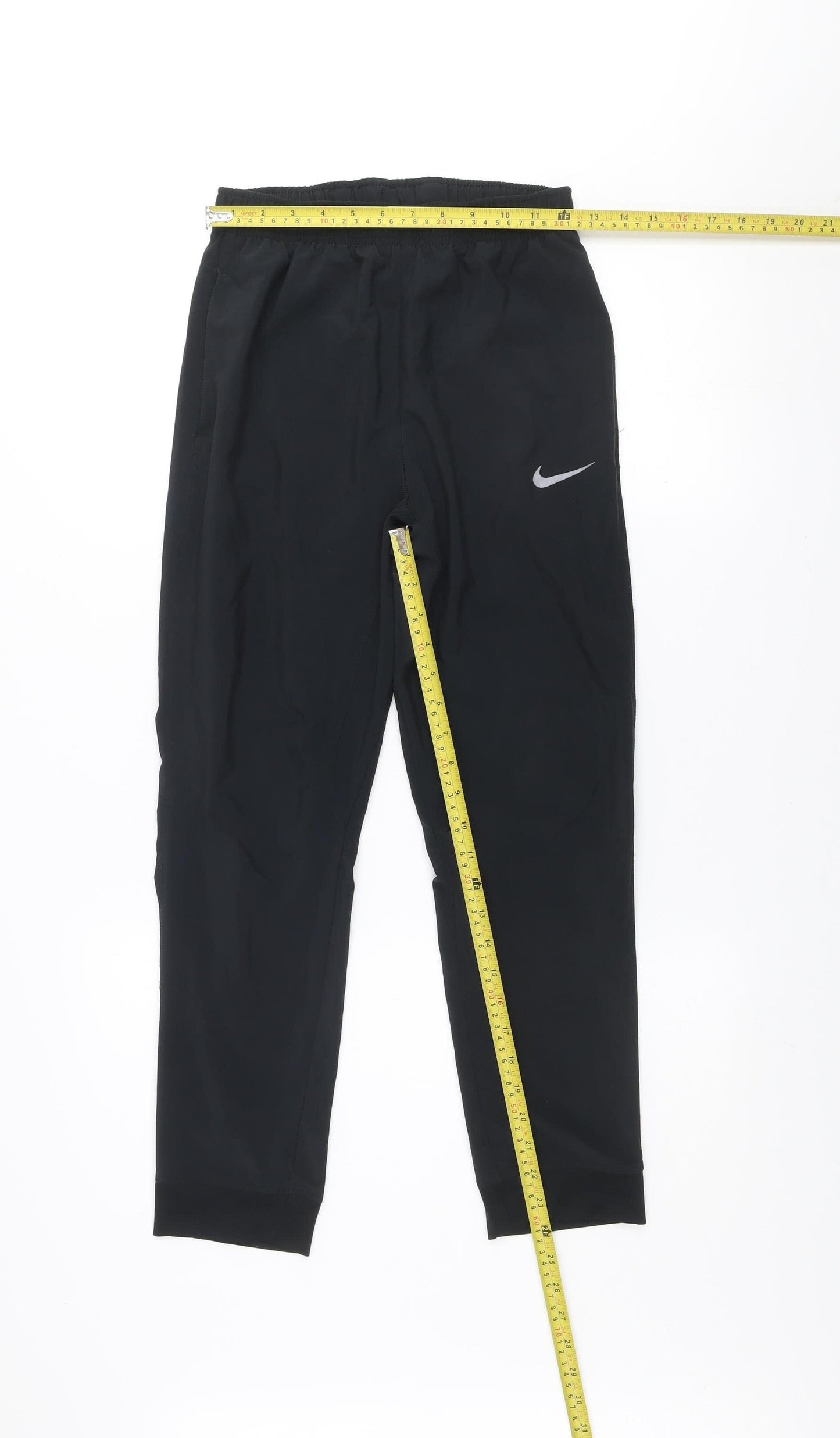 Nike Women's Black Dri-FIT Joggers Size L Elastic Waist Activewear Trousers