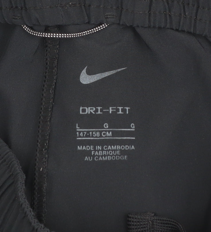 Nike Women's Black Dri-FIT Joggers Size L Elastic Waist Activewear Trousers