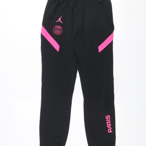 Jordan Boys Black Track Pants L 14 Years PSG Football Activewear