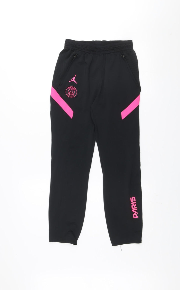 Jordan Boys Black Track Pants L 14 Years PSG Football Activewear