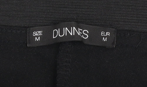 Dunnes Women's Black Animal Print Stretch Leggings Size M