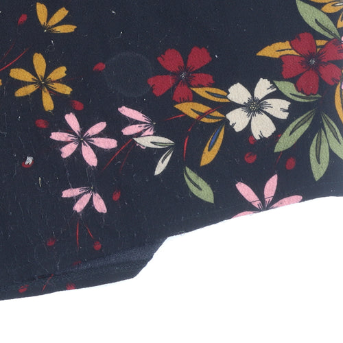 Parisian Women’s Black Floral Off Shoulder Playsuit Size 14